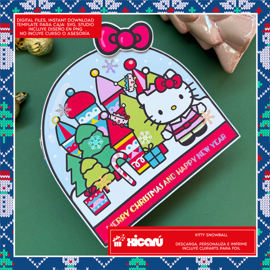 Template: Kitty SnowBall Xmas25