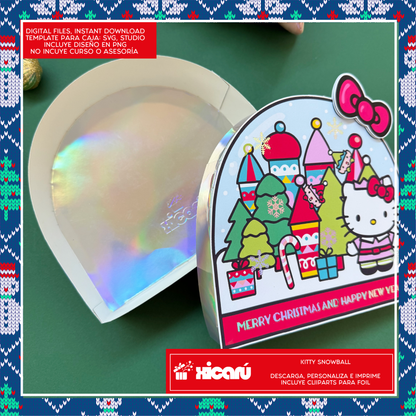 Template: Kitty SnowBall Xmas25