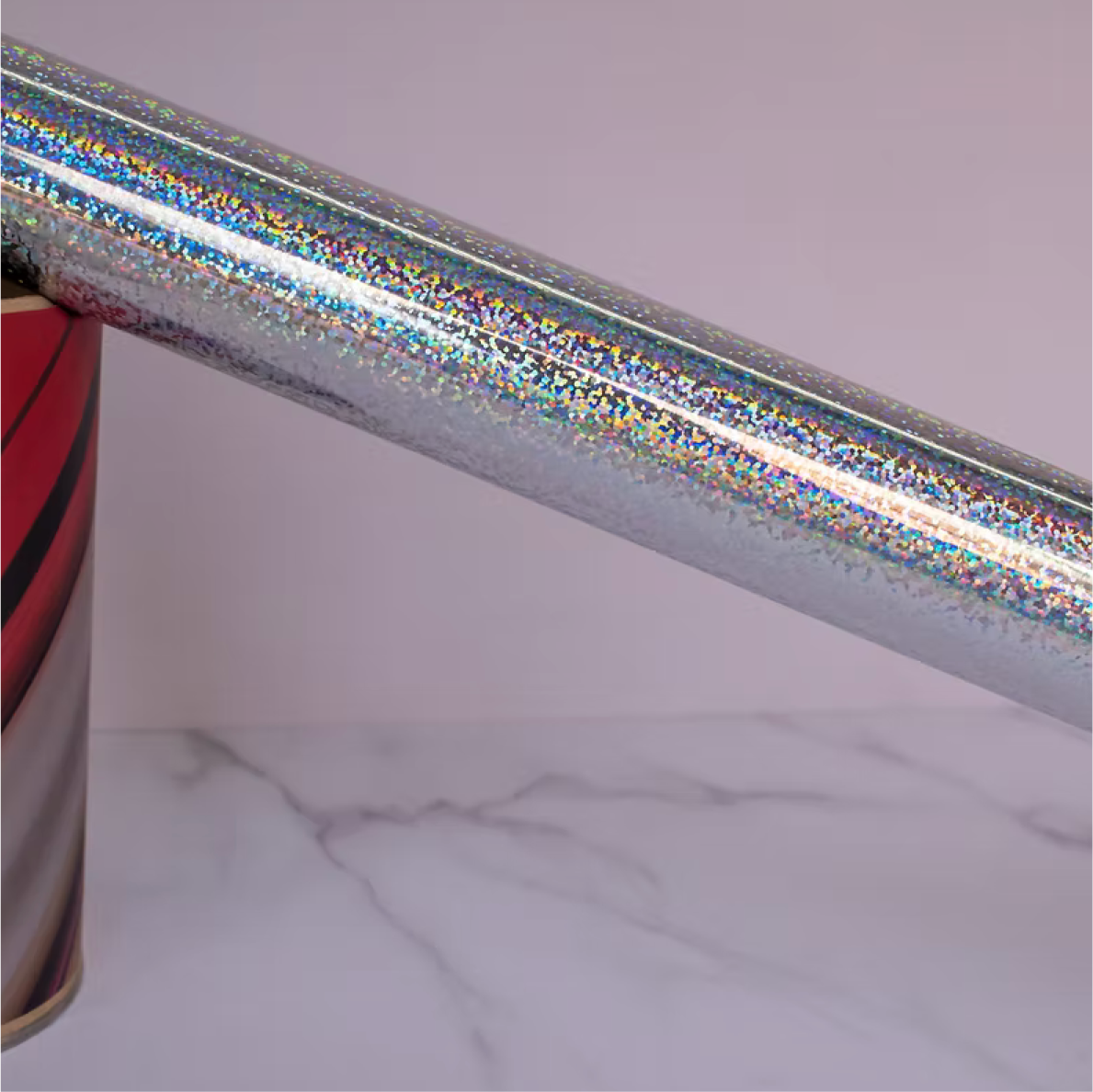 30 mts de Foil reactivo a tóner plata GLITTER