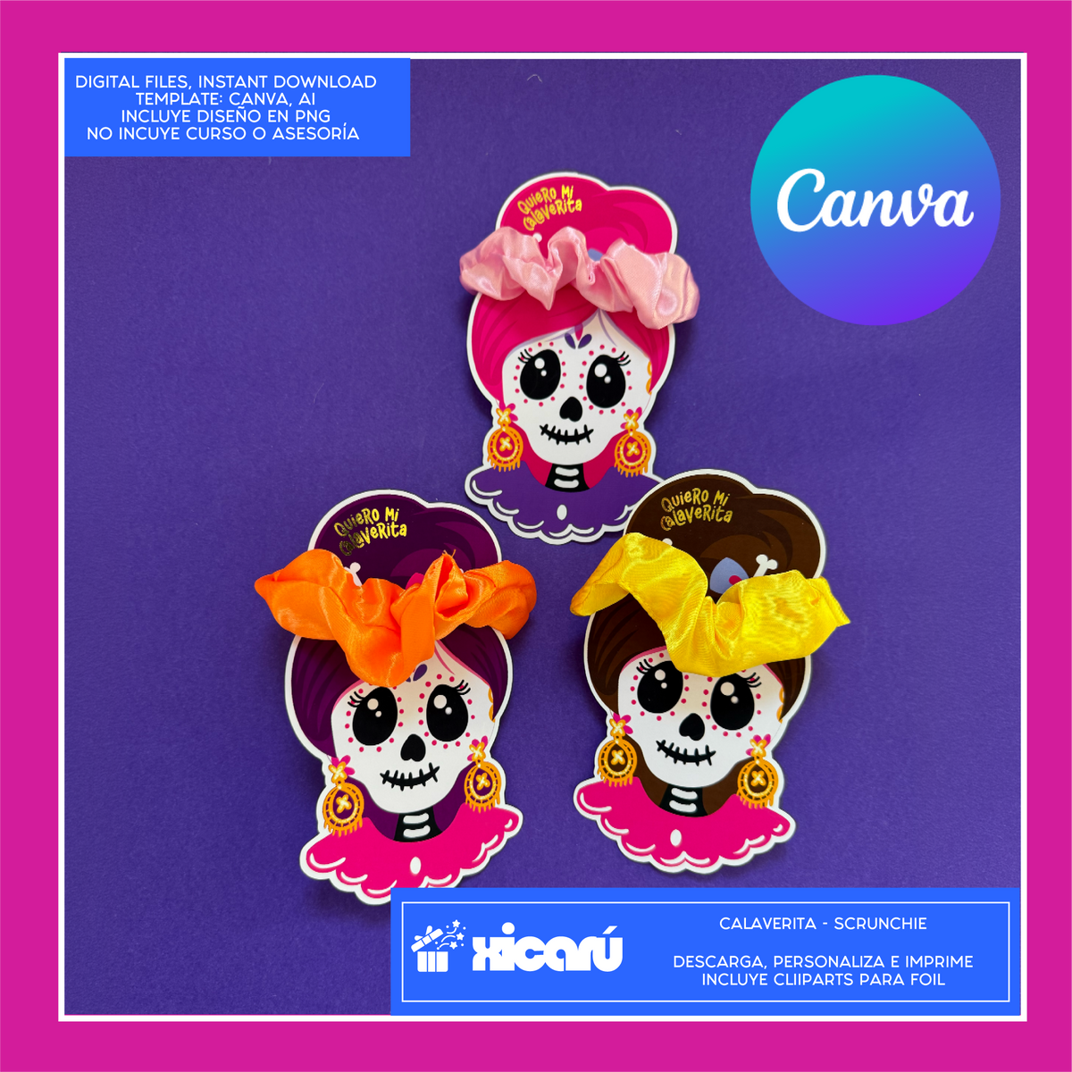 Postales: Catrina Scrunchie