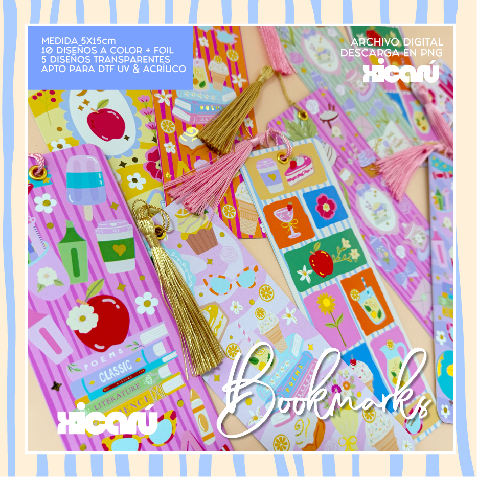 Bookmarks para DTF y COLOR - FOIL