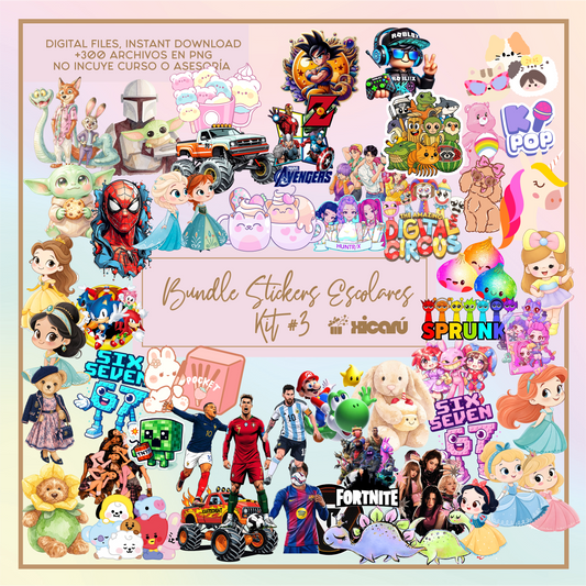 Bundle: Stickers Back 2 School Kit 3 - 2026