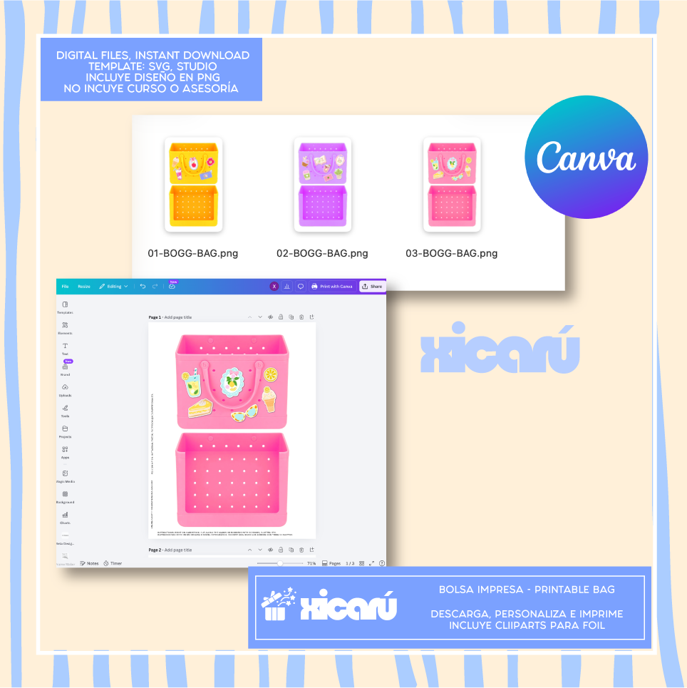 Bolsa para imprimir: Summer Bogg