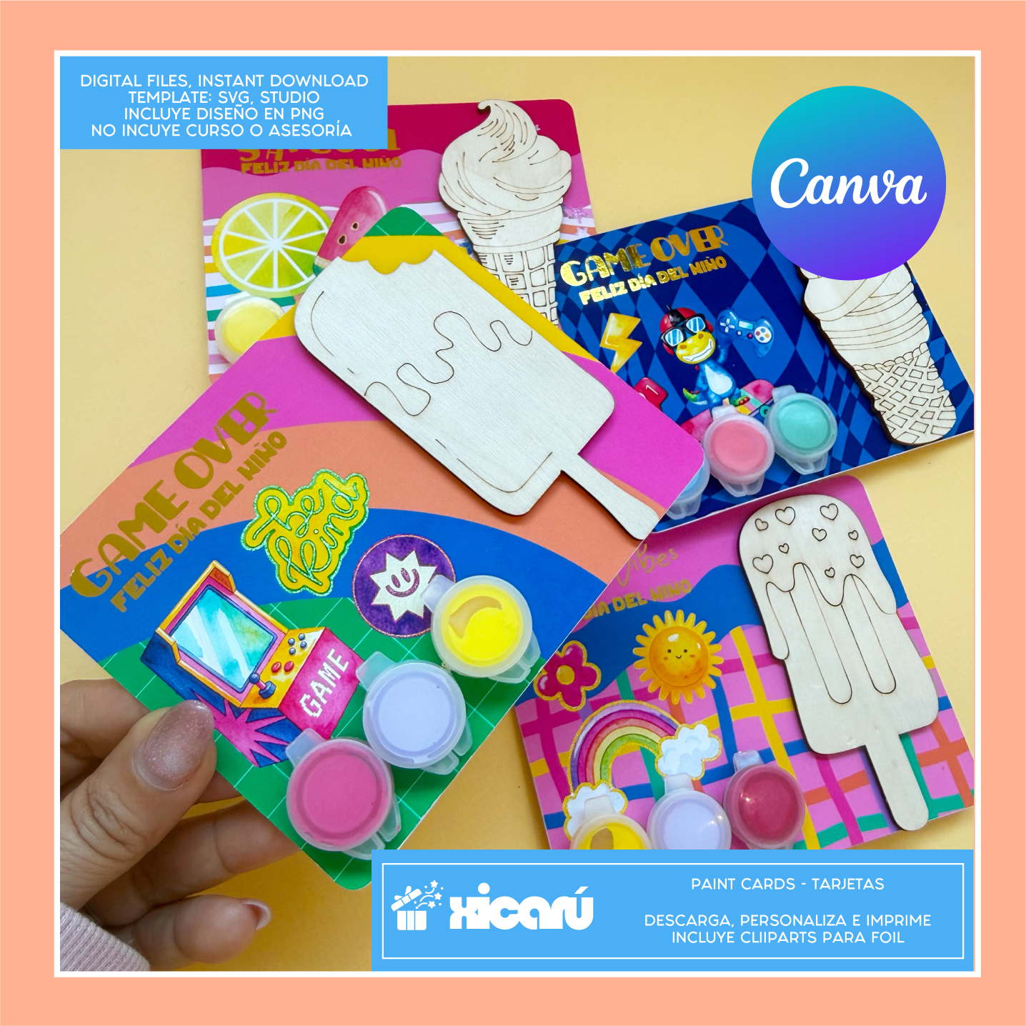 Postales: Paint Cards