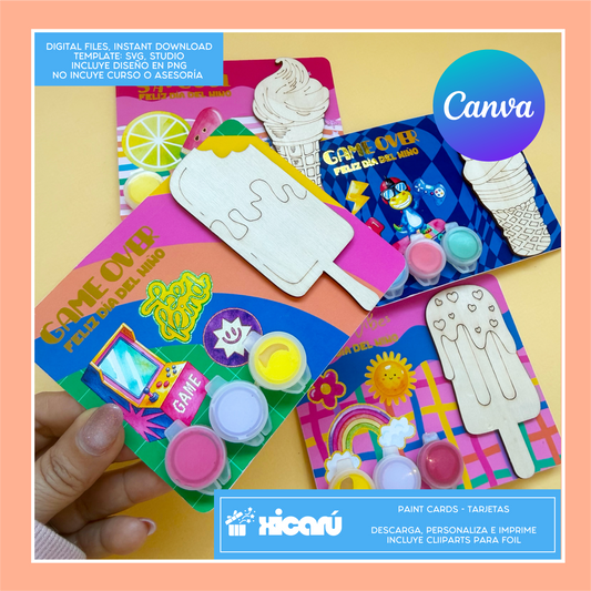 Postales: Paint Cards