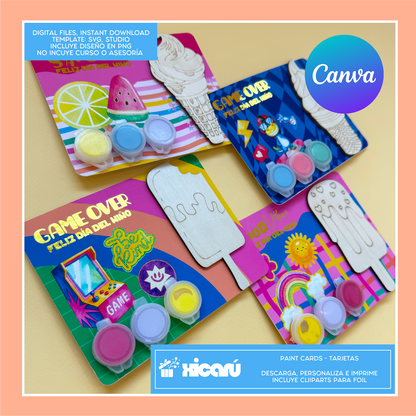 Postales: Paint Cards