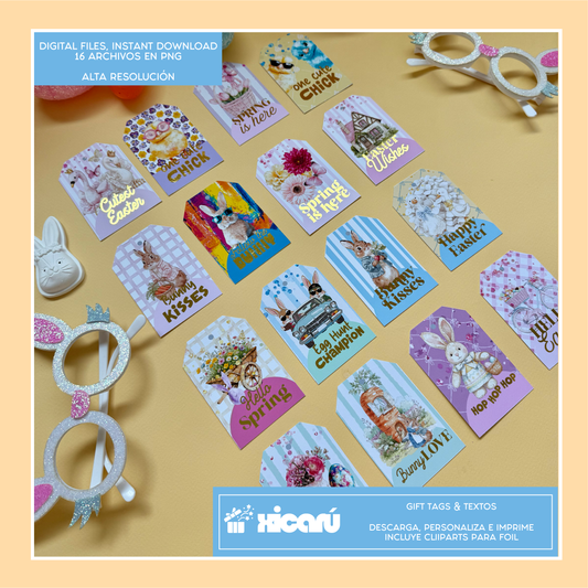 Clipart: Gift Tags Pascua