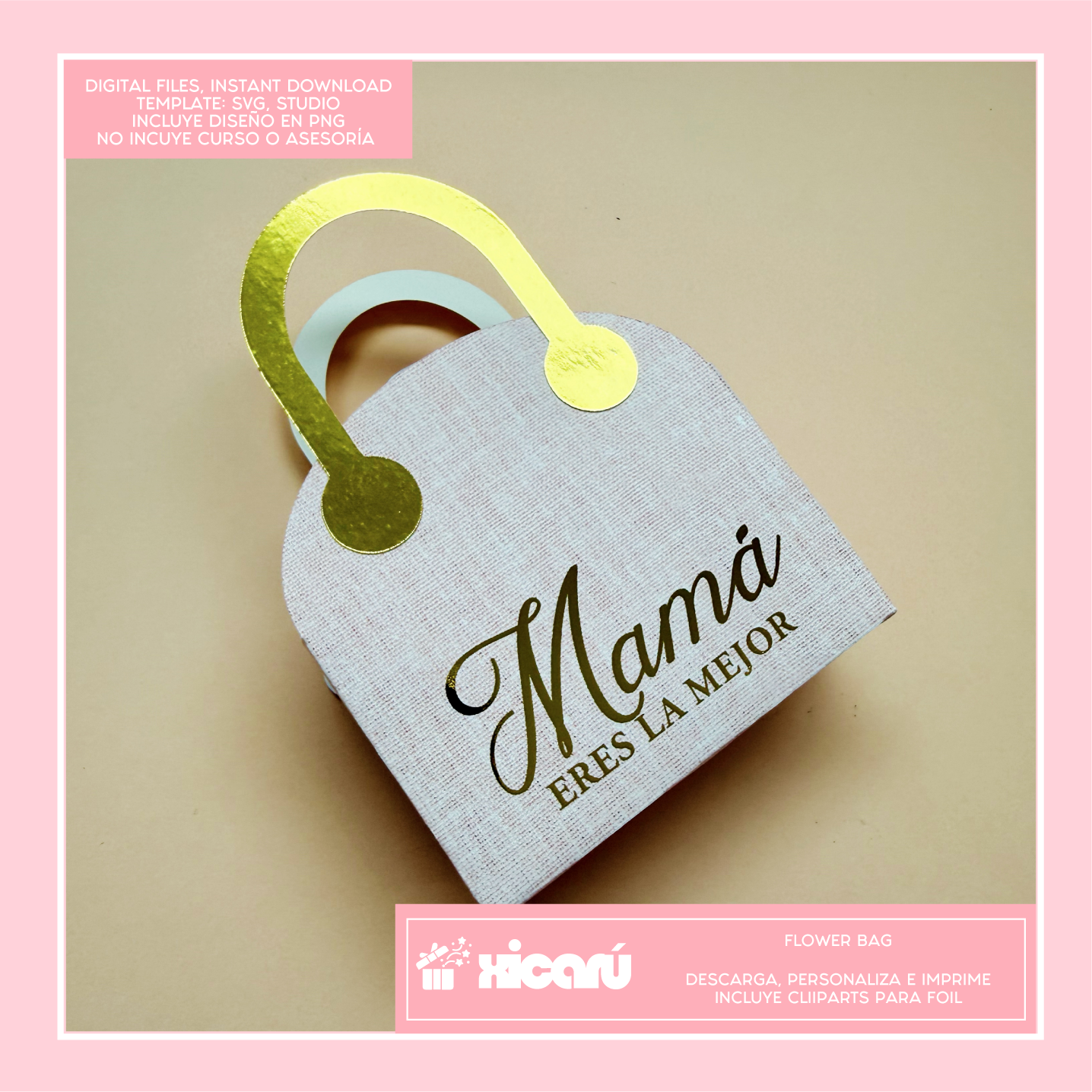 Template: Flower Bag
