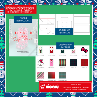 Template: Tumbler Box Xmas25