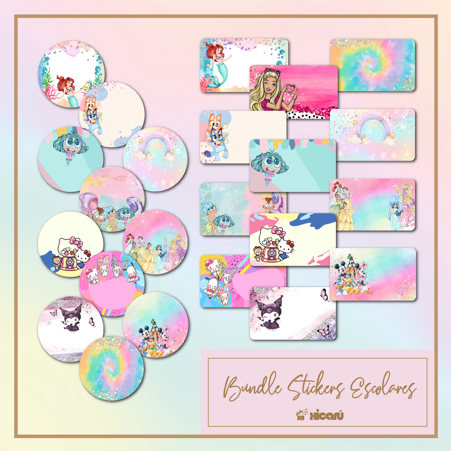 Bundle: Stickers Back 2 School