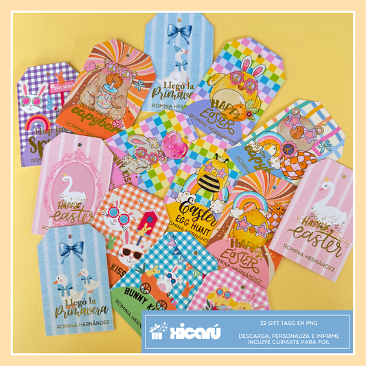 Clipart: Gift Tags Pascua