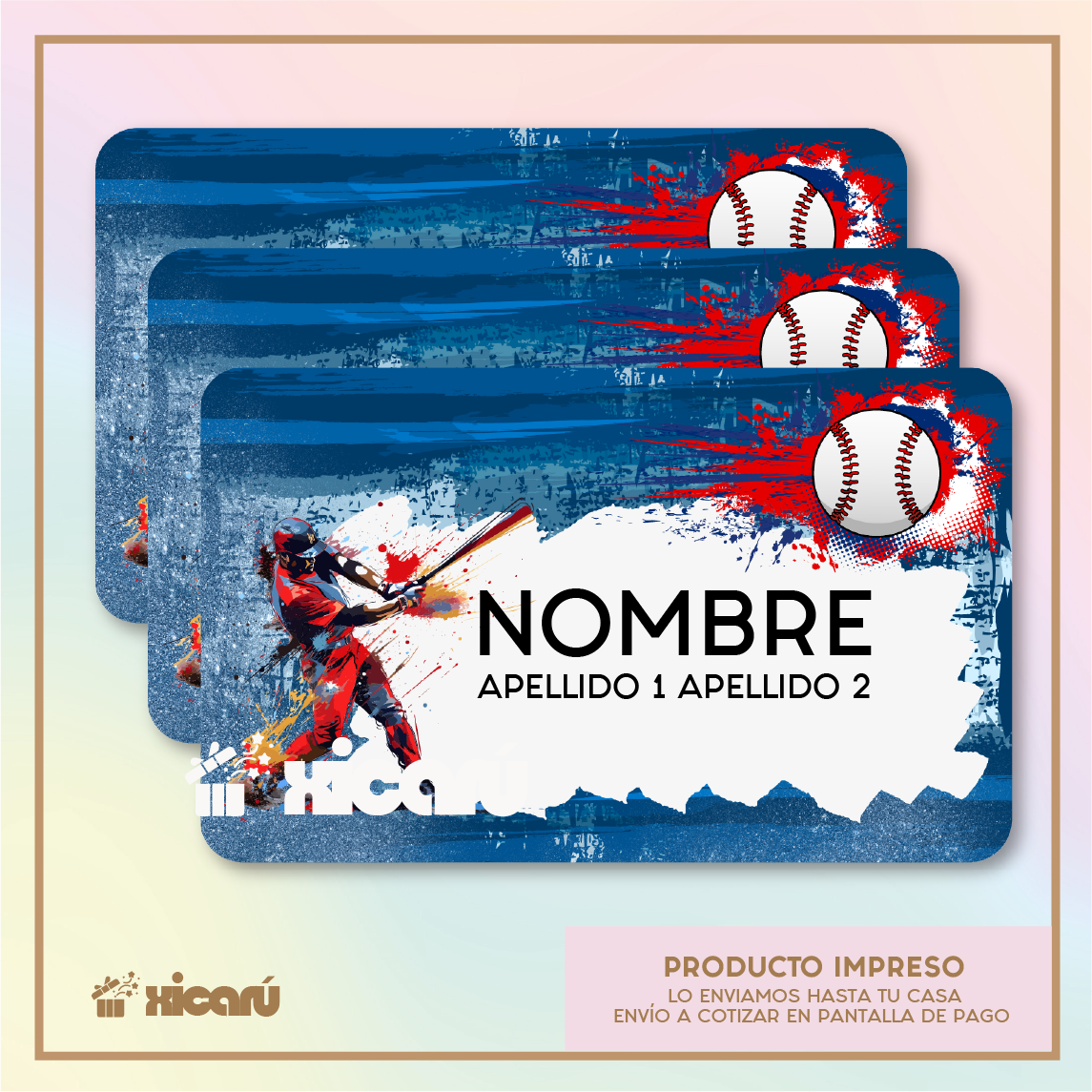 Sticker Personalizado: Baseball