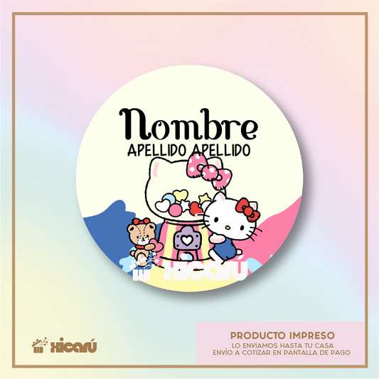 Sticker Personalizado: Kitty Gumball