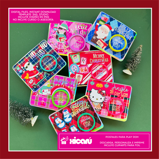 Postales: Play Doh Xmas25