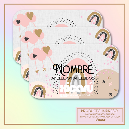 Sticker Personalizado: Rainbow Boho