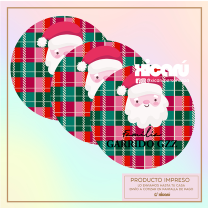 Sticker Navidad: Santa