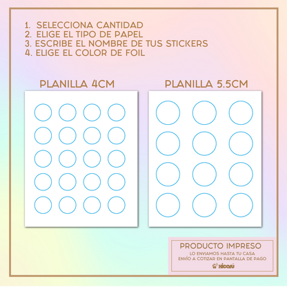 Sticker Silueteado 2D: Elige tu tema o personaje