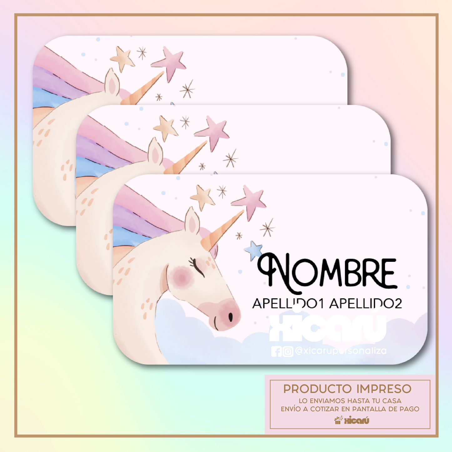 Sticker Personalizado: Unicornio