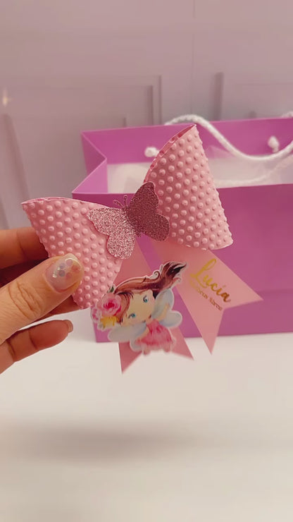 Template: Moño de papel para regalo, Paper Bow Template